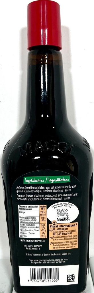Maggi Arôme Assaisonnement Liquide : La Bouteille De 1 Kg