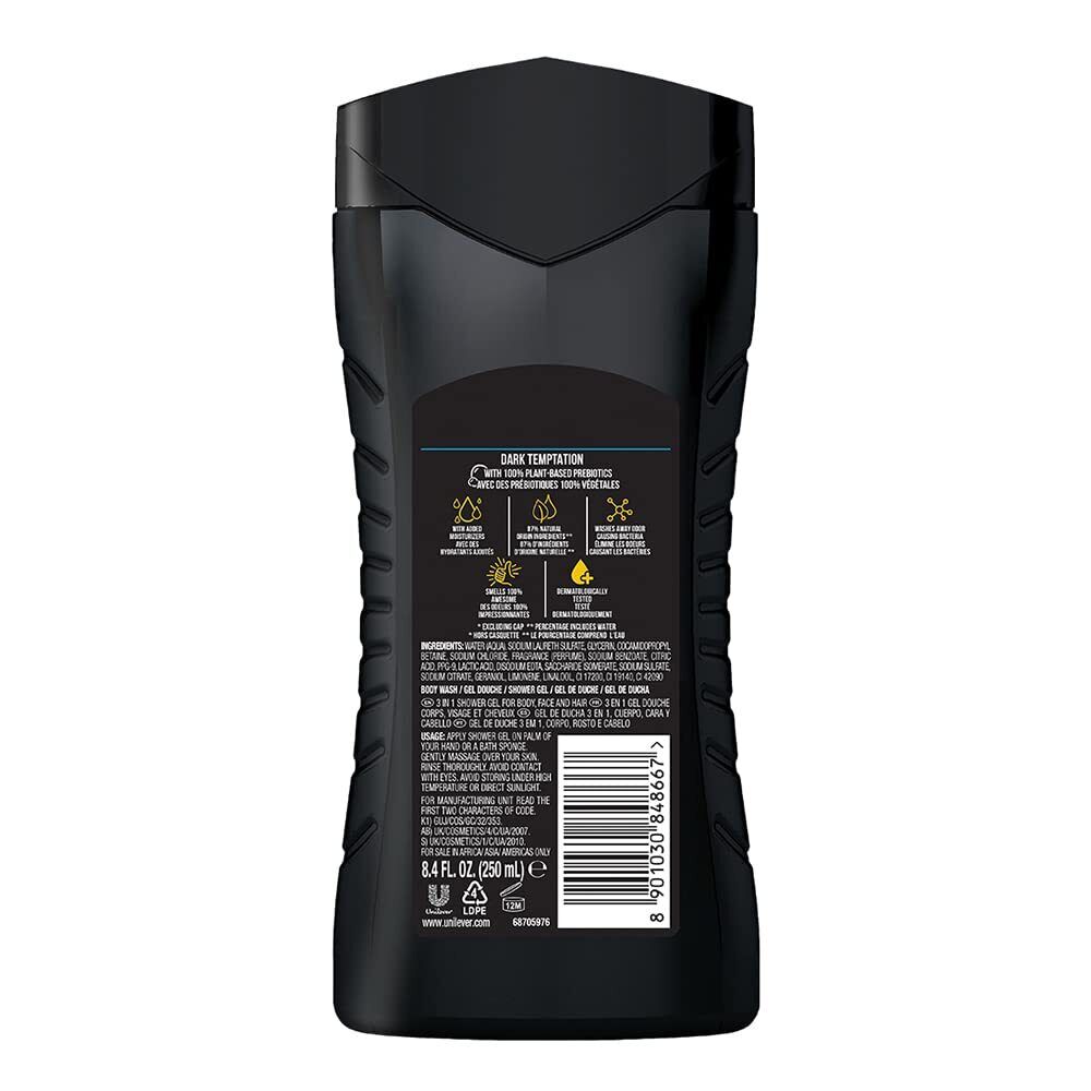 Axe Shower Gel 250Ml Aaa Dark Temptation