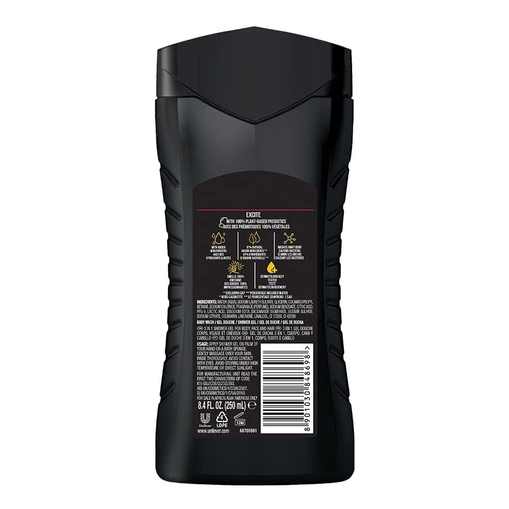 Axe Shower Gel 250Ml Aaa Excite