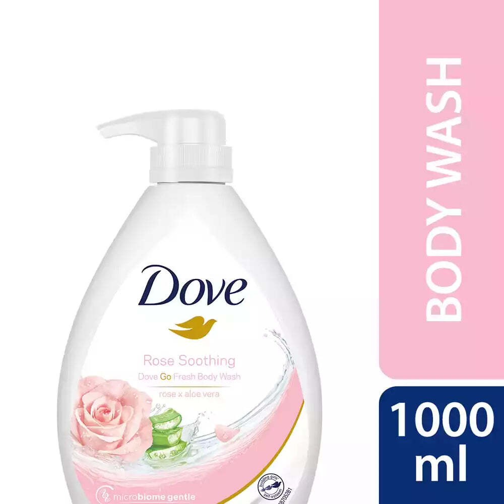 Dove Body Wash 1Ltr Rose