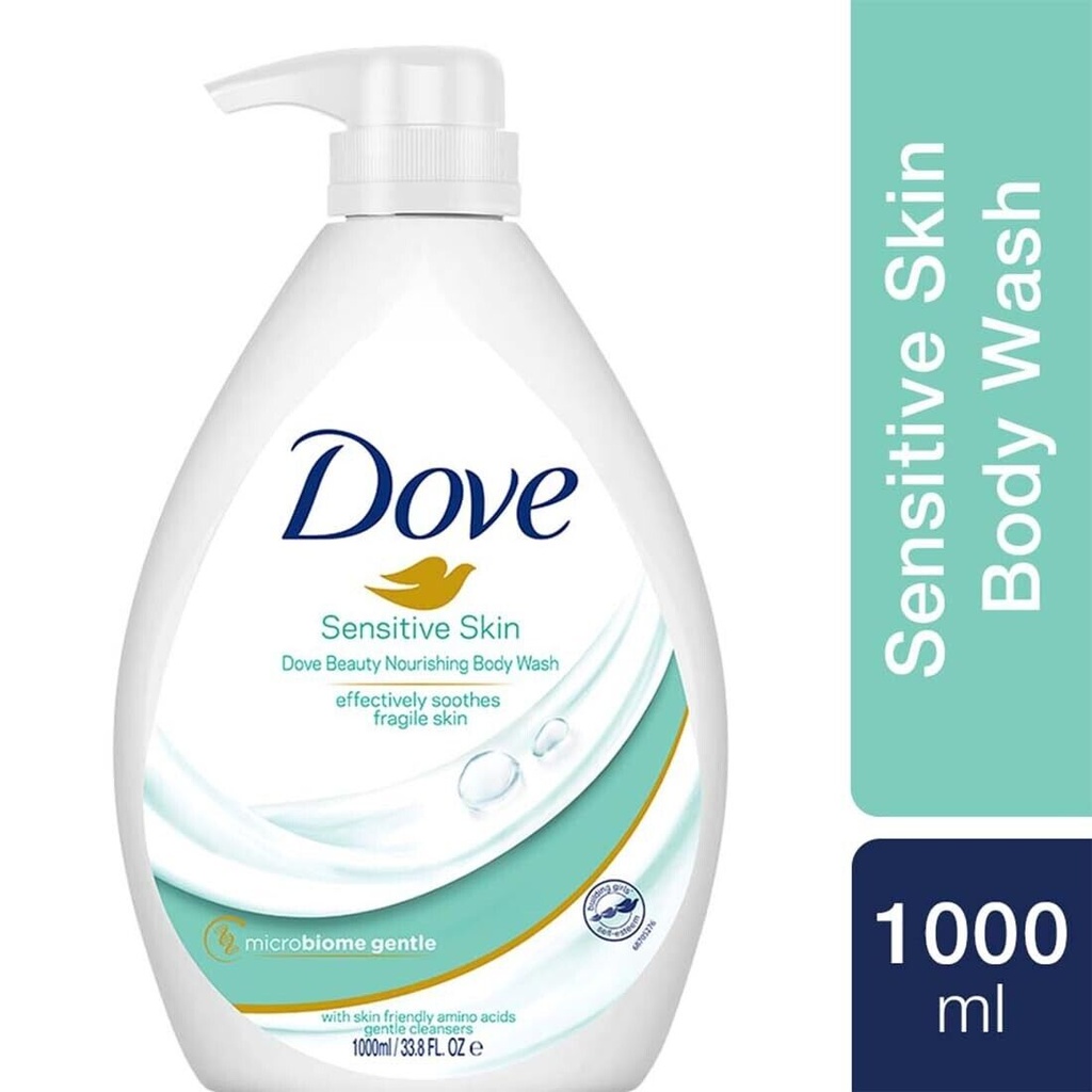 Dove Body Wash 1Ltr Sensitive