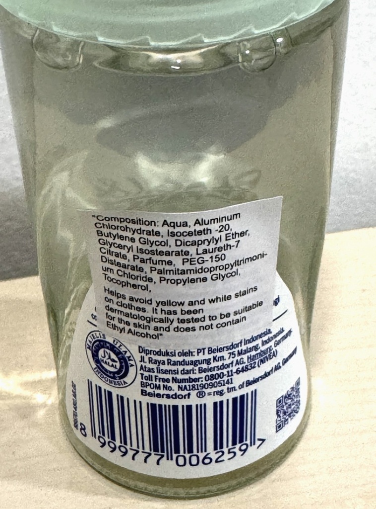 Nivea Deo Roll-On 50Ml Invisible Black & White Fresh