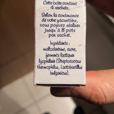 Al'A Préparation Mon Yaourt À La Grecque : Les 4 Sachets De 8G