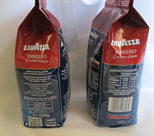 Lavazza 1Kg Crema E Gusto Espresso Classico 8 - Beans /6