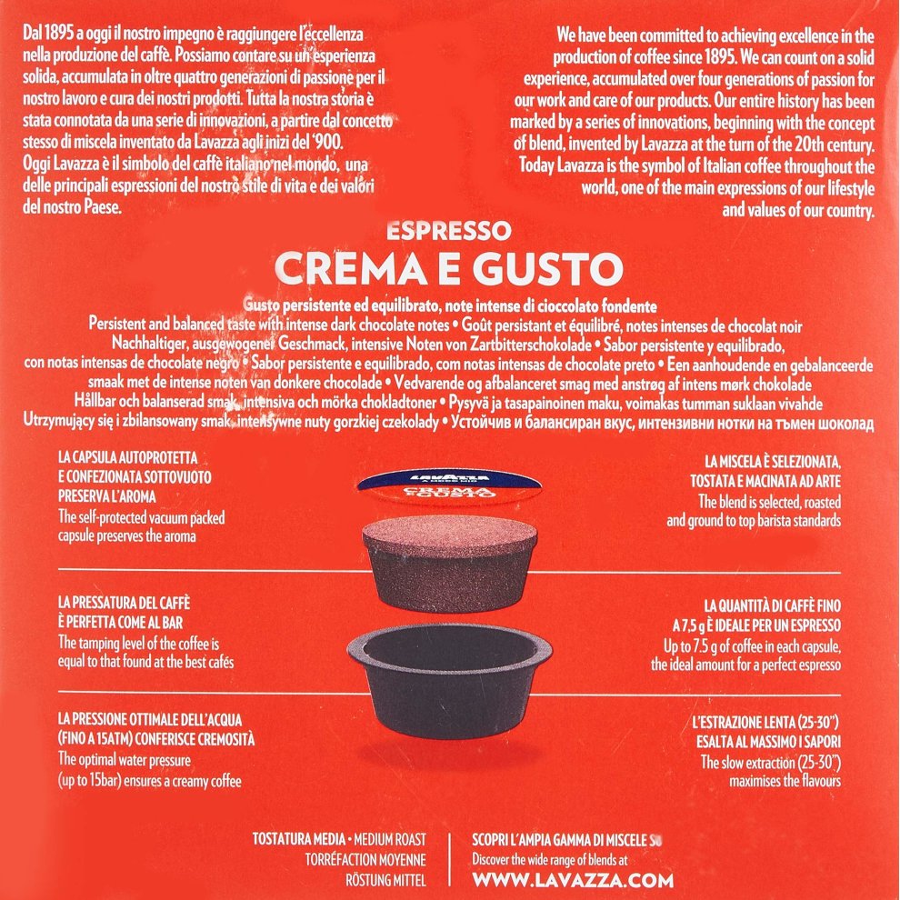 Lavazza 36Caps. A Modo Mio Crema E Gusto Classico /10