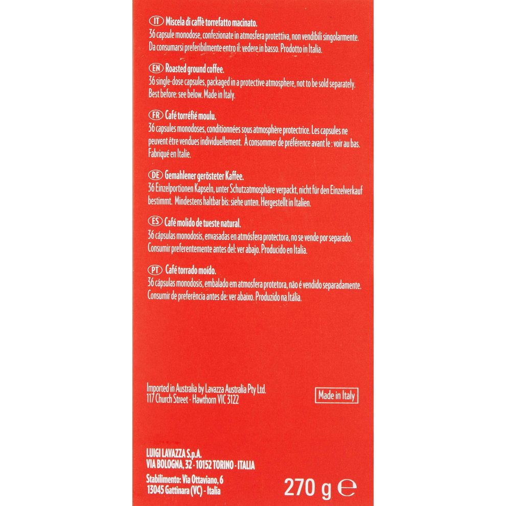 Lavazza 36Caps. A Modo Mio Crema E Gusto Classico /10