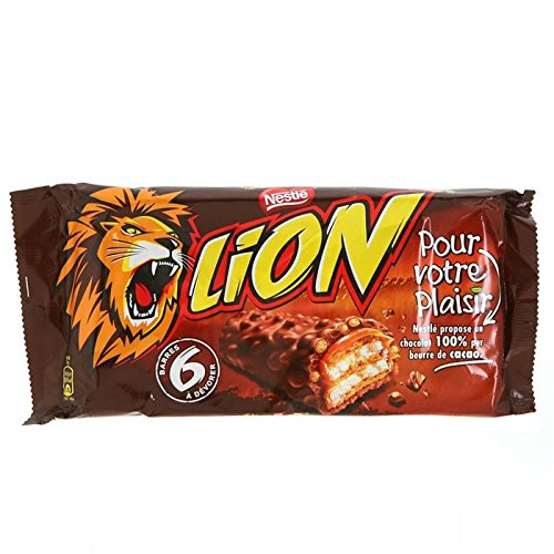 Lion Barres Chocolatées Caramel & Céréales : Les 6 De 42G - 252G