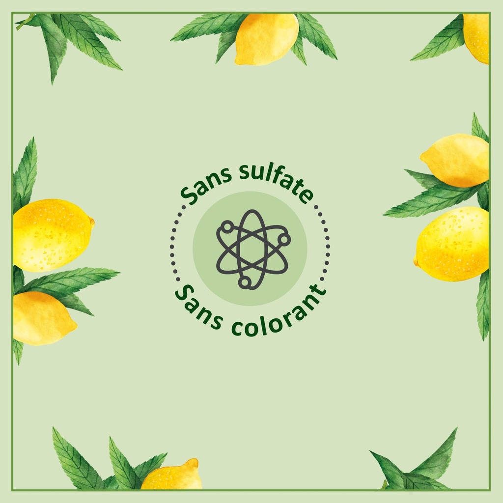 Le P'Tit Marseil'Ais Zel Douche Bio Energisant Verveine Citron : Le Flacon De 250Ml