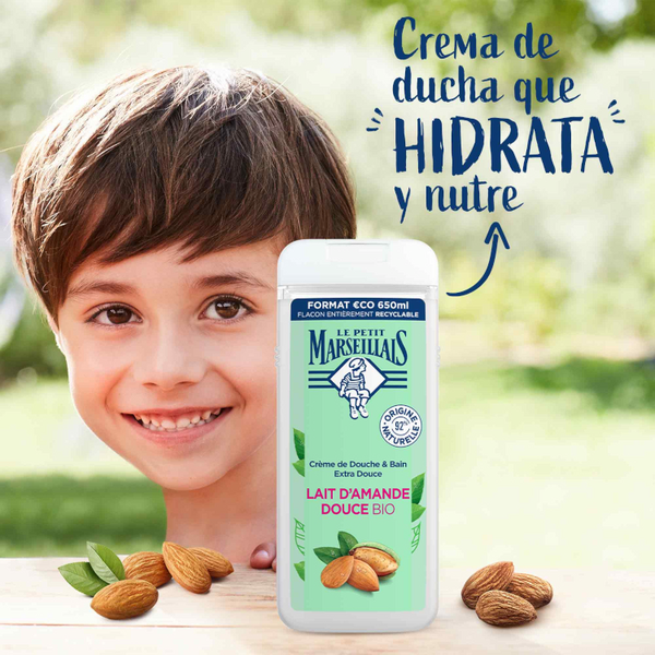 Le Petit Marseillais Crema De Ducha Leche Almendras Dulces 650 Ml