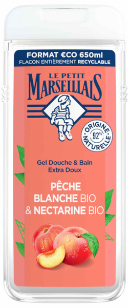 Le Petit Marseillais Gel Melocotón Blanco Y Nectarina 650 Ml