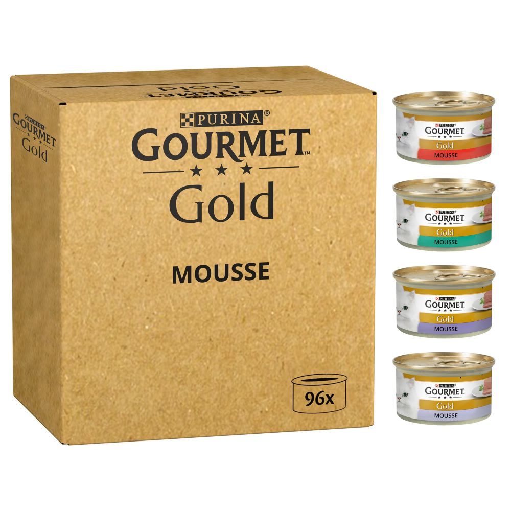 Gourmet Pâtée Pour Chat Assortiment : Les 12 Barquettes De 85 G