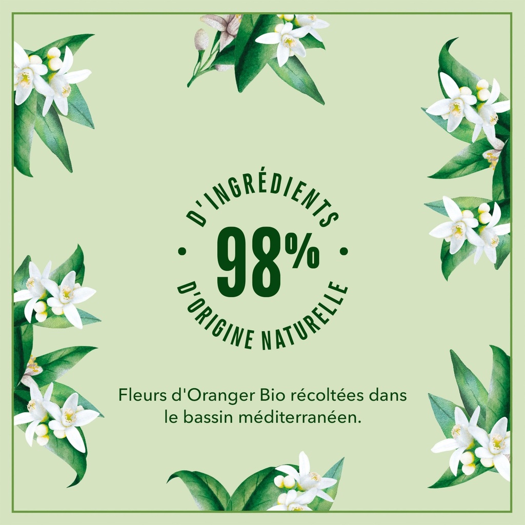 Le Petit Marseillais Douche Crème Hydratante Fleur D'Oranger Bio 250Ml