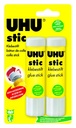 Uhu Lot De Stic Blanc 21Gram
