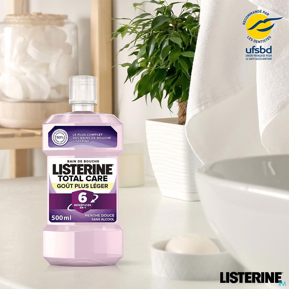 Listerine Bain De Bouche Total Care : Le Flacon De 500 Ml
