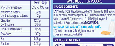 Nestlé Desserts Bébé 6 Mois Biscuit P'Tit Gourmand : Les 4 Pots De 100 G