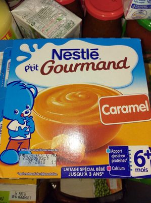 Nestlé Desserts Bébé 6 Mois Caramel P'Tit Gourmand : Les 4 Pots De 100 G