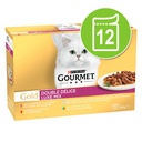 Gourmet Pâtée Pour Chat Adulte Gold Multi-Variétés De Viandes & De Poissons : Les 12 Boîtes De 85G