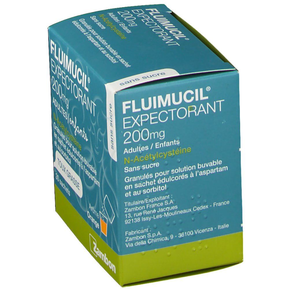 Fluimucil® Expectorant 200 Mg