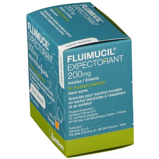 Fluimucil® Expectorant 200 Mg