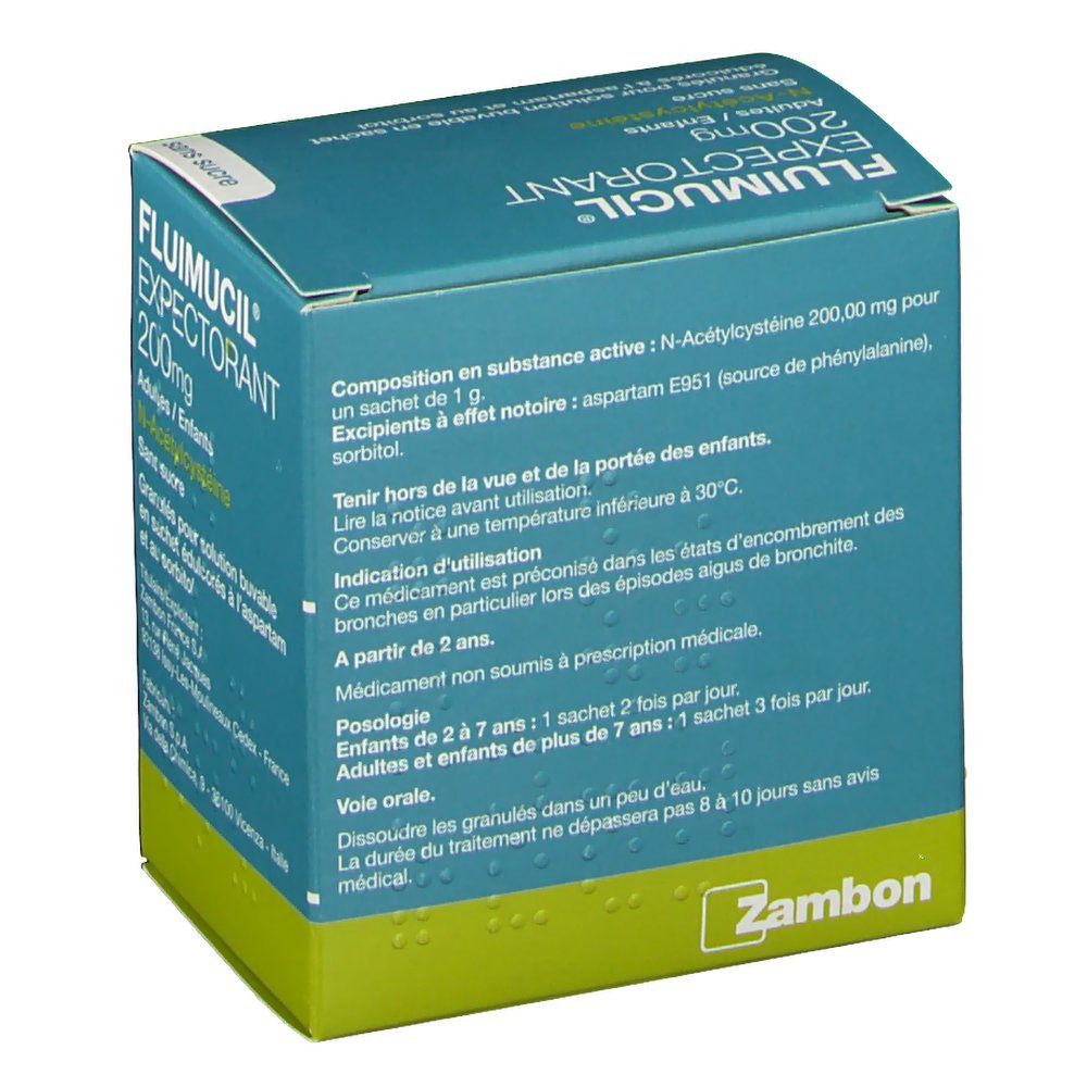 Fluimucil® Expectorant 200 Mg
