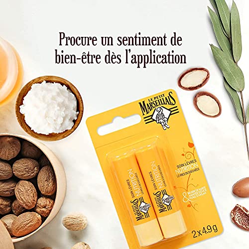 Le P'Tit Marseil'Ais Soin Levre Nour Karite Amande Argan Stick 4,9G