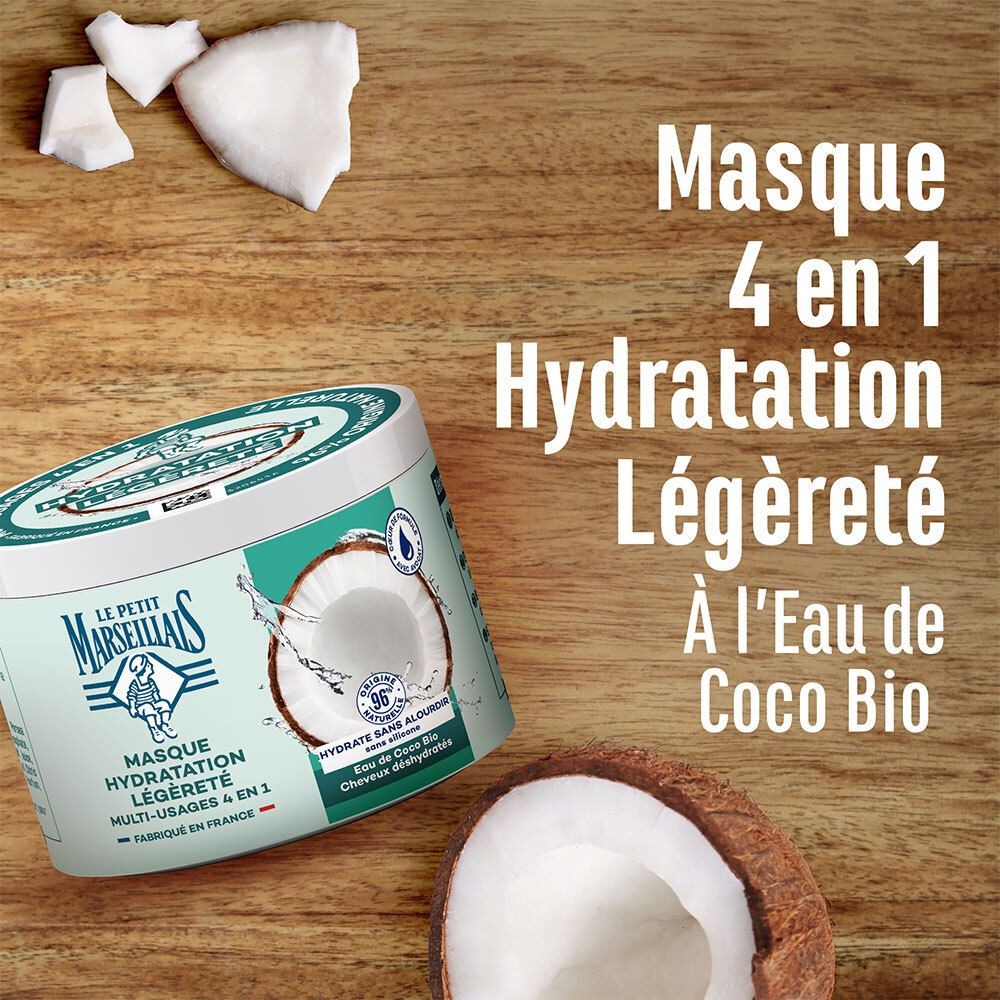 Lpm Masque Soin Capillaire Hydratation Legerete Multi Usage 4En1 370 Ml