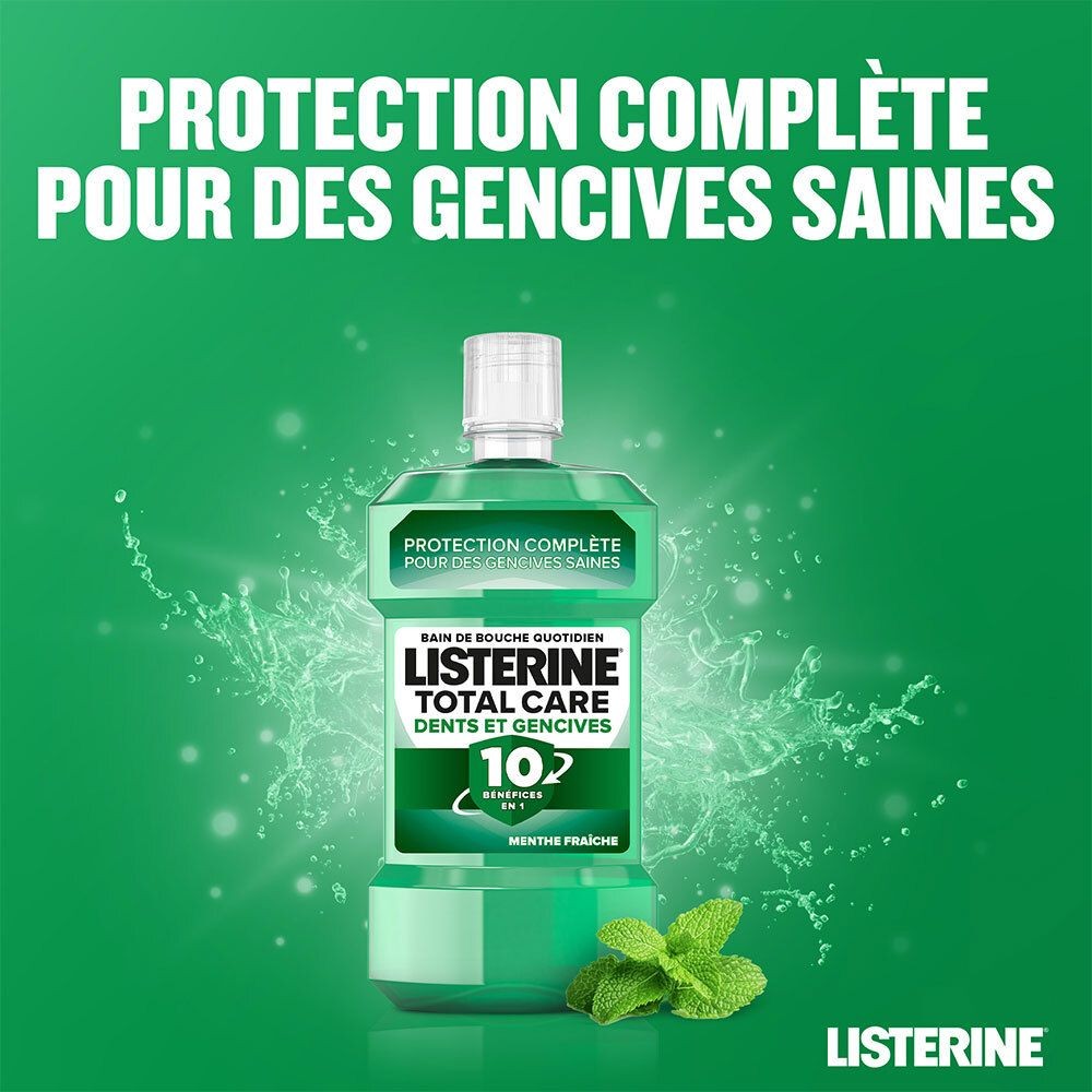 Listerine Total Care Dents et Gencives 10-en-1 500ml