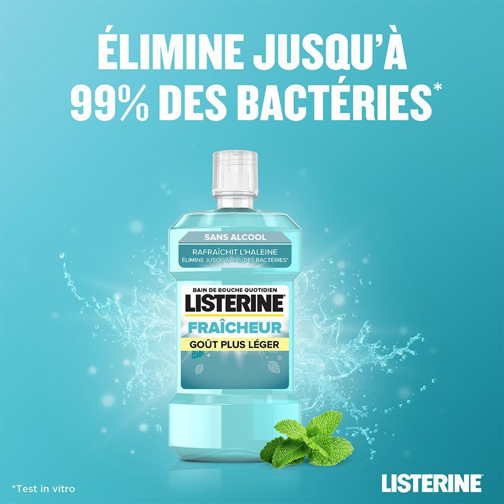 Listerine Fraîcheur Goût Plus Léger 500ml