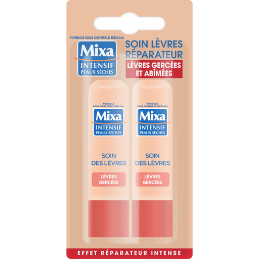 [3600550091441] MIXA Cuidado Labial Reparador 2 sticks