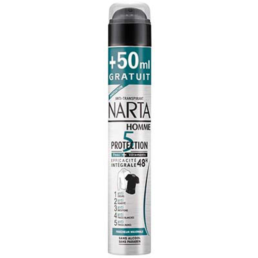 [3600550261363] NARTA Atomiseur Déodorant Femme Protection 5 200 ml