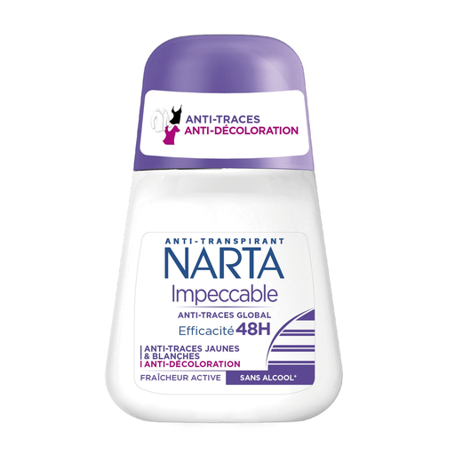 [3600550362404] NARTA Déodorant bille Anti-traces 48h Impeccable le roll-on