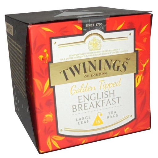 [0070177095970] TWININGS Chá English Breakfast Gold 15 Pirâmides