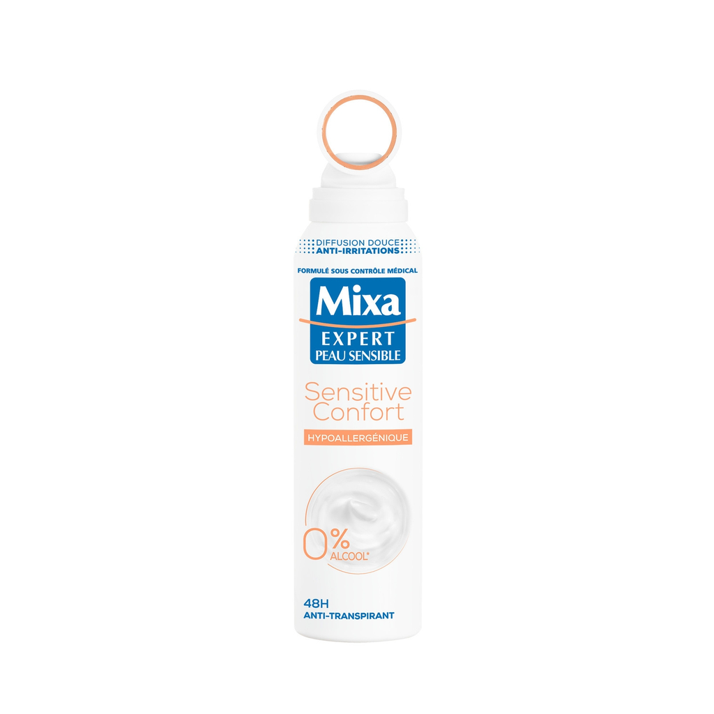 MIXA Deodorant spray Anti-perspirant Hypoallergenic Sensitive Confort 200ml