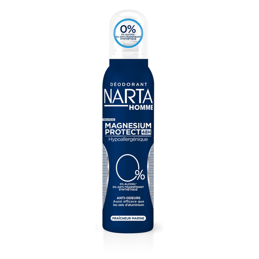[3600550942378] NARTA Men's Hypoallergenic 0% Alcohol Magnesium Protect Spray Deodorant 200ml
