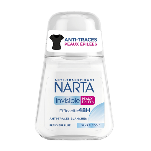 [3600550964653] NARTA Roll-on Anti-perspirant Shaved Skin Invisible Pure Freshness le roll-on