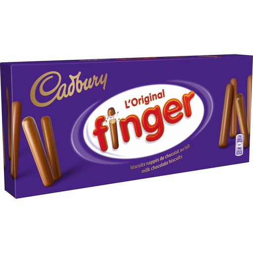 [0072417152924] CADBURY Bolachas Finger cobertas com chocolate de leite 138 g