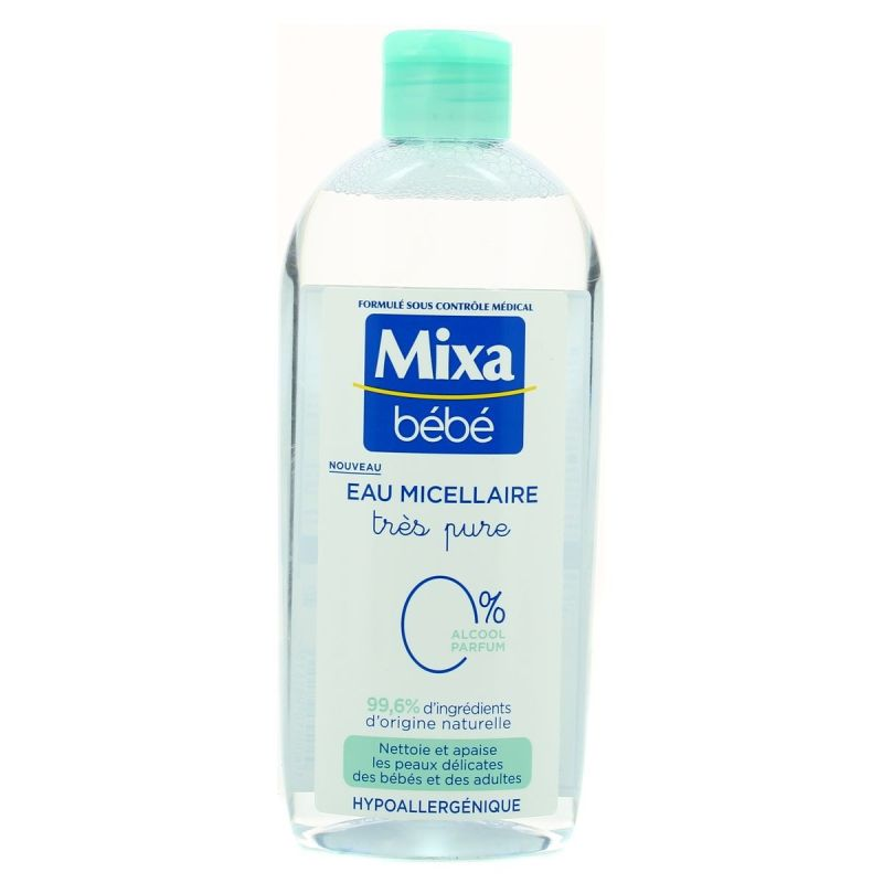 MIXA Agua Micelar Bebé Sin Perfume 400 ml