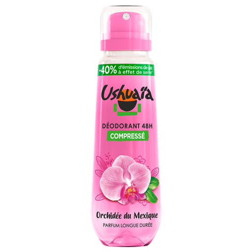 [3600550995060] USHUAIA Déodorant spray compressé Efficacité 48h Orchidée du Mexique 100 ml