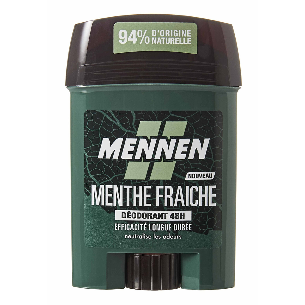 MENNEN Déodorant Homme Large 48h Force Menthe Fraîche Nature 50 ml