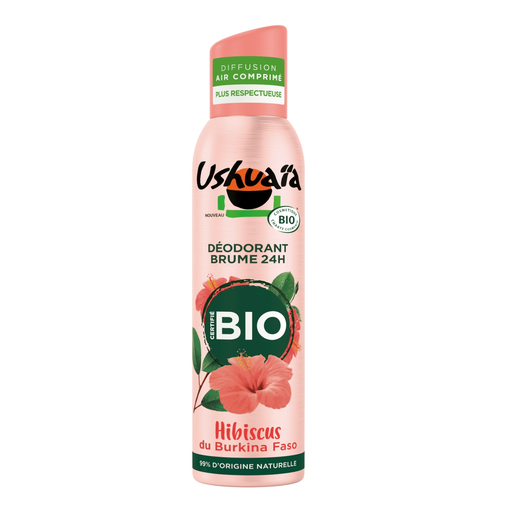 [3600551039794] USHUAIA Déodorant spray Bio 24h Hibiscus 150ml