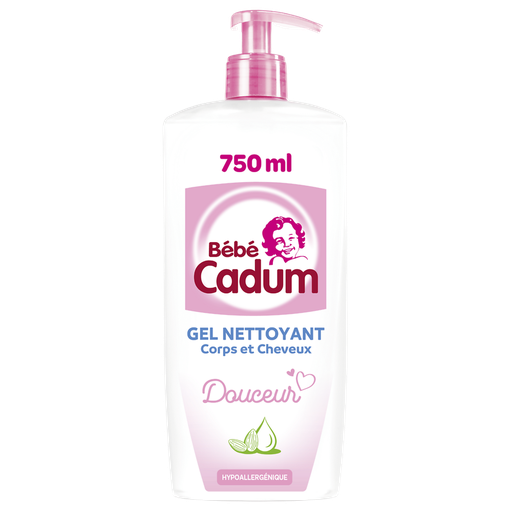 [3600551054582] BEBE CADUM Organic Baby Cleansing Gel Body and Hair Hypoallergenic 750 ml