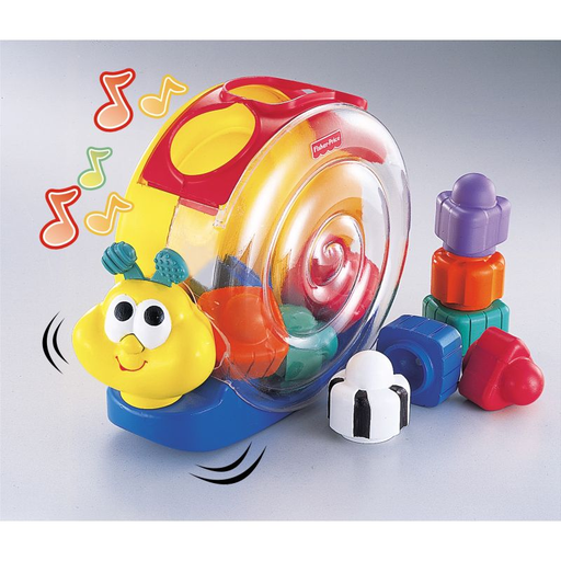 [0075380719224] FISHER Musical Snail Animablocs