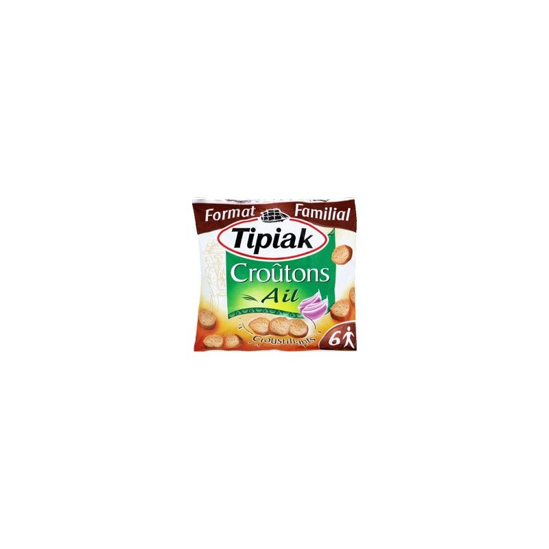 TIPIAK Croutons Ail 140 g