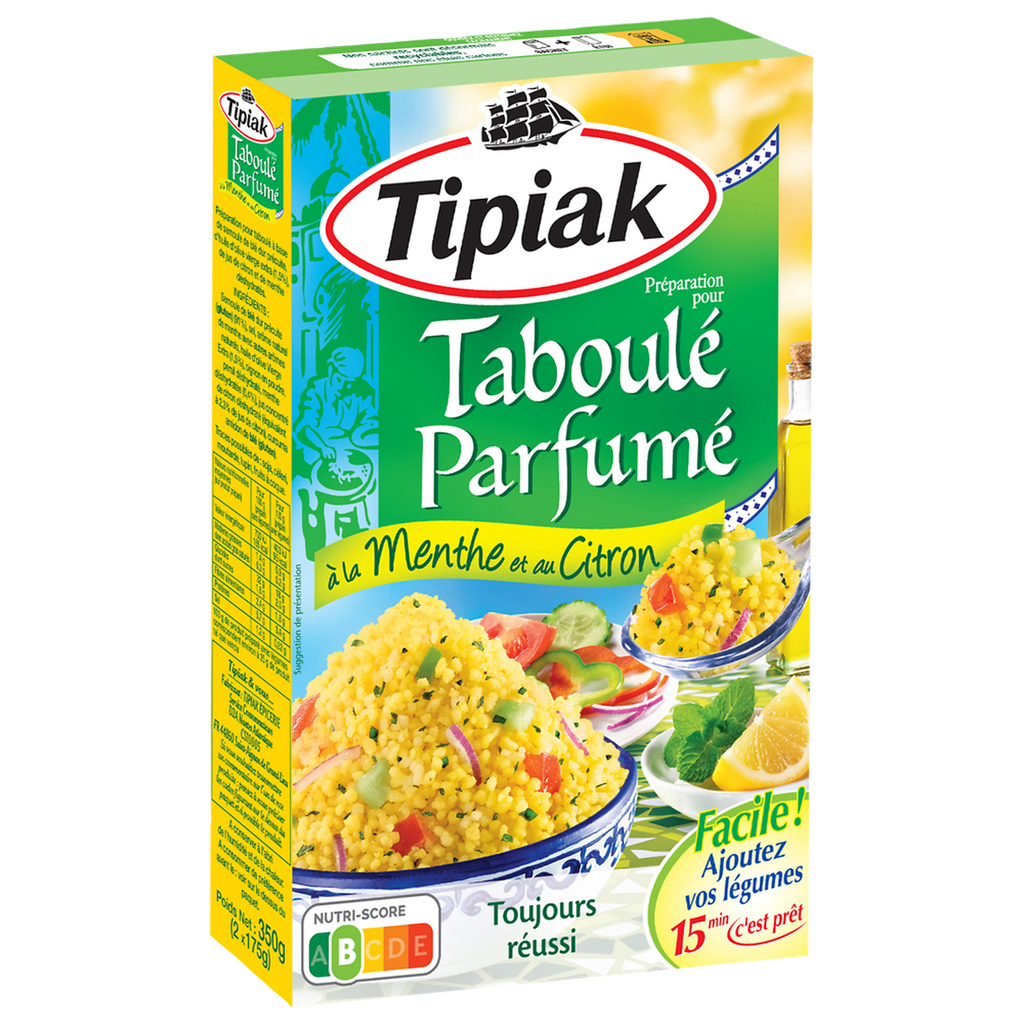TIPIAK Tabbouleh preparation with mint and lemon 2x175g