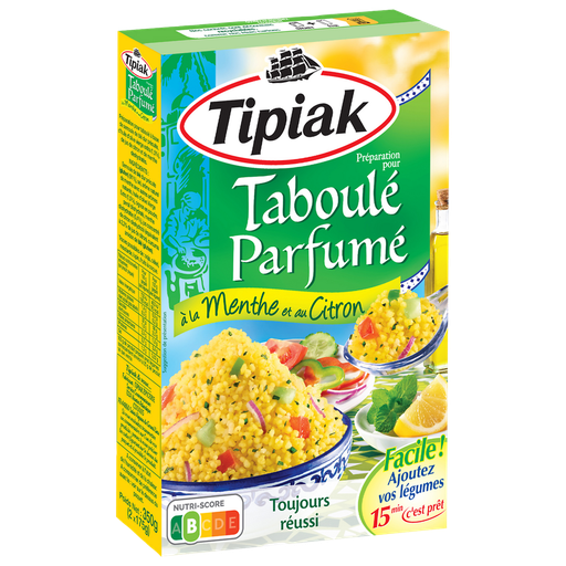[3600900005159] TIPIAK Tabbouleh preparation with mint and lemon 2x175g