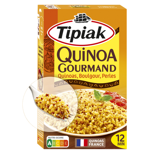 [3600900011037] TIPIAK Quinoa gourmand Quinoas boulgour et perles 400 g
