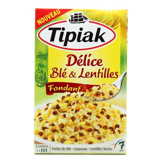 [3600900020510] TIPIAK Délice Blé Lentille Wheat and Lentil Mix 330 g