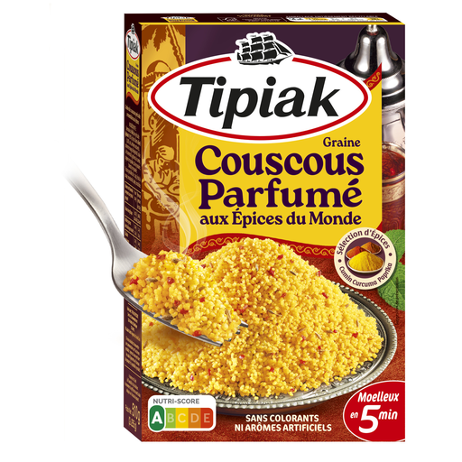 [3600900021050] TIPIAK Graines de couscous parfumé aux épices du monde 510g