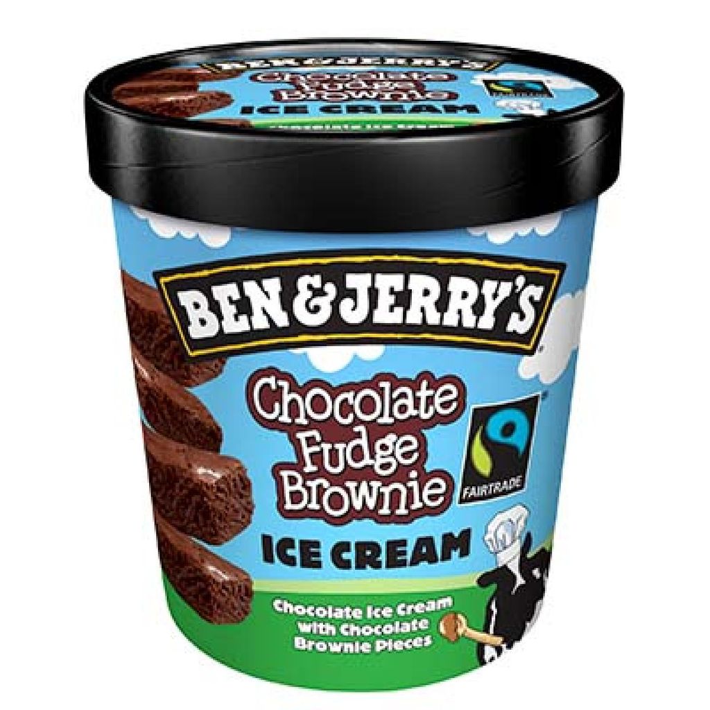 BEN & JERRY'S Helado Chocolate Fudge Brownie 415 g