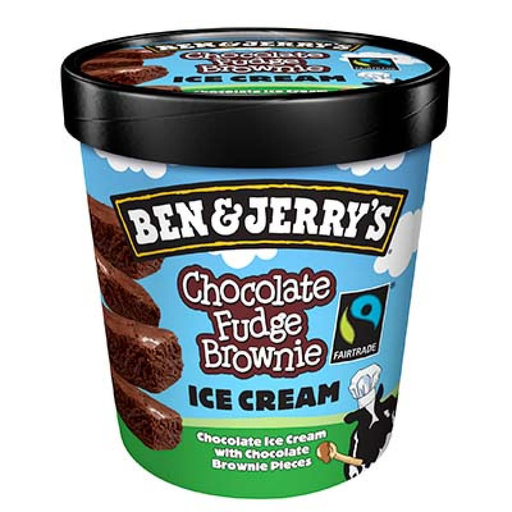 [0076840600038] BEN & JERRY'S Chocolate Fudge Brownie Ice Cream 415 g